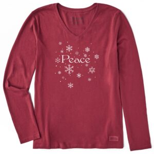 Women's Long Sleeve Crusher Tee, Long Sleeve Swearter 64