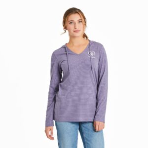 Women's Long Sleeve Crusher Tee, Long Sleeve Swearter 75
