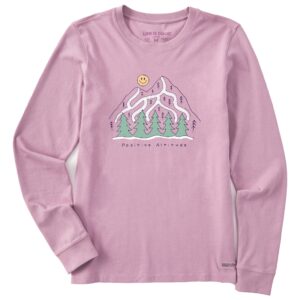 Women's Long Sleeve Crusher Tee T-shirt02