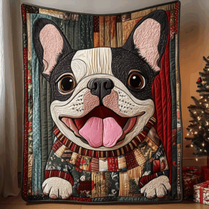 Husky Dream Quilted Blanket