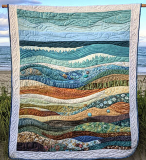 Peace Of Life Quilted Blanket