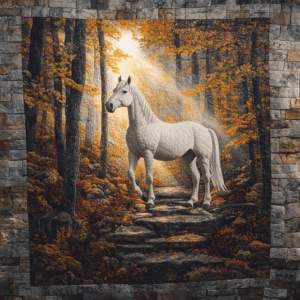 Horse VA100615 Quilted Blanket