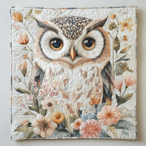 Owl VA110628 Quilted Blanket