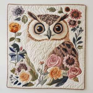 Owl VA110627 Quilted Blanket