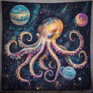 Octopus VA110615 Quilted Blanket